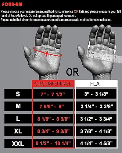 Miniatura 8 de Guantes de trabajo para hombre, guantes mecánicos sin dedos, Shock-Grip, Anti-Collision FOUR-AM para hombres y mujeres