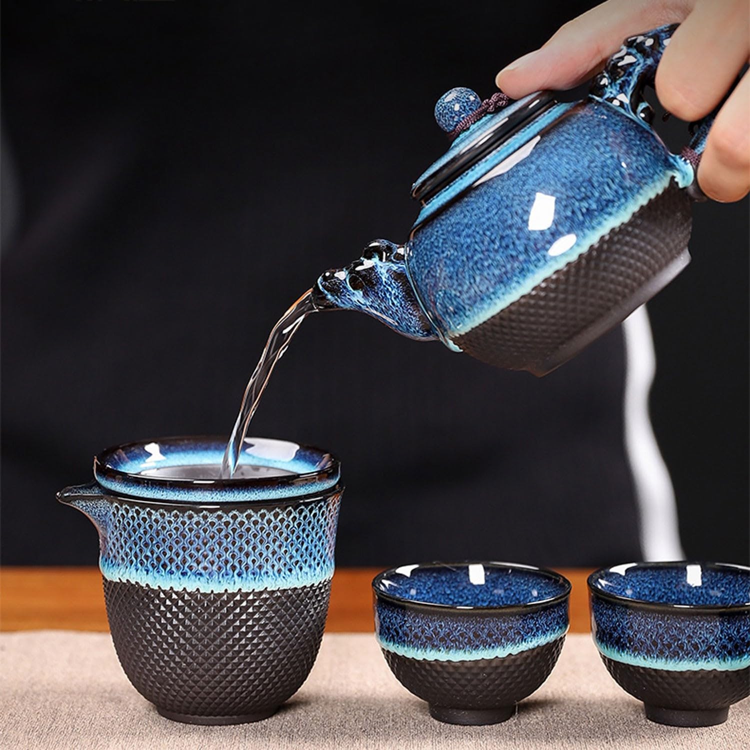 Zestaw Do Herbaty, Zestaw Do Herbaty, Zestaw Do Herbaty, Zestaw Do Herbaty Jianzhan, Zestaw Do Herbaty Ceramicznej Kung Fu Do Użytku Domowego