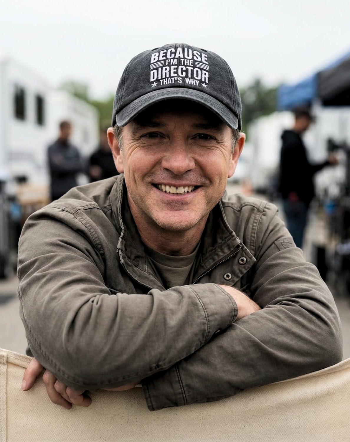 InnoBeta Funny Director Gifts Cap for Men, Women for Christmas, Birthday, Adjustable Embroidered Baseball Hat Black - Image 5