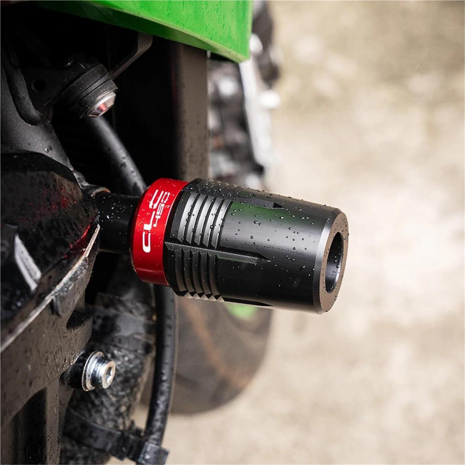 Motorrad Sturzschutz Motorrad-Rahmengleiter Für CFMOTO 450CLC 450CL-C 450 CLC 450 CL-C Bobber 2025 Sturzschutz Crash Protector Sturzpads(Schwarz 2)