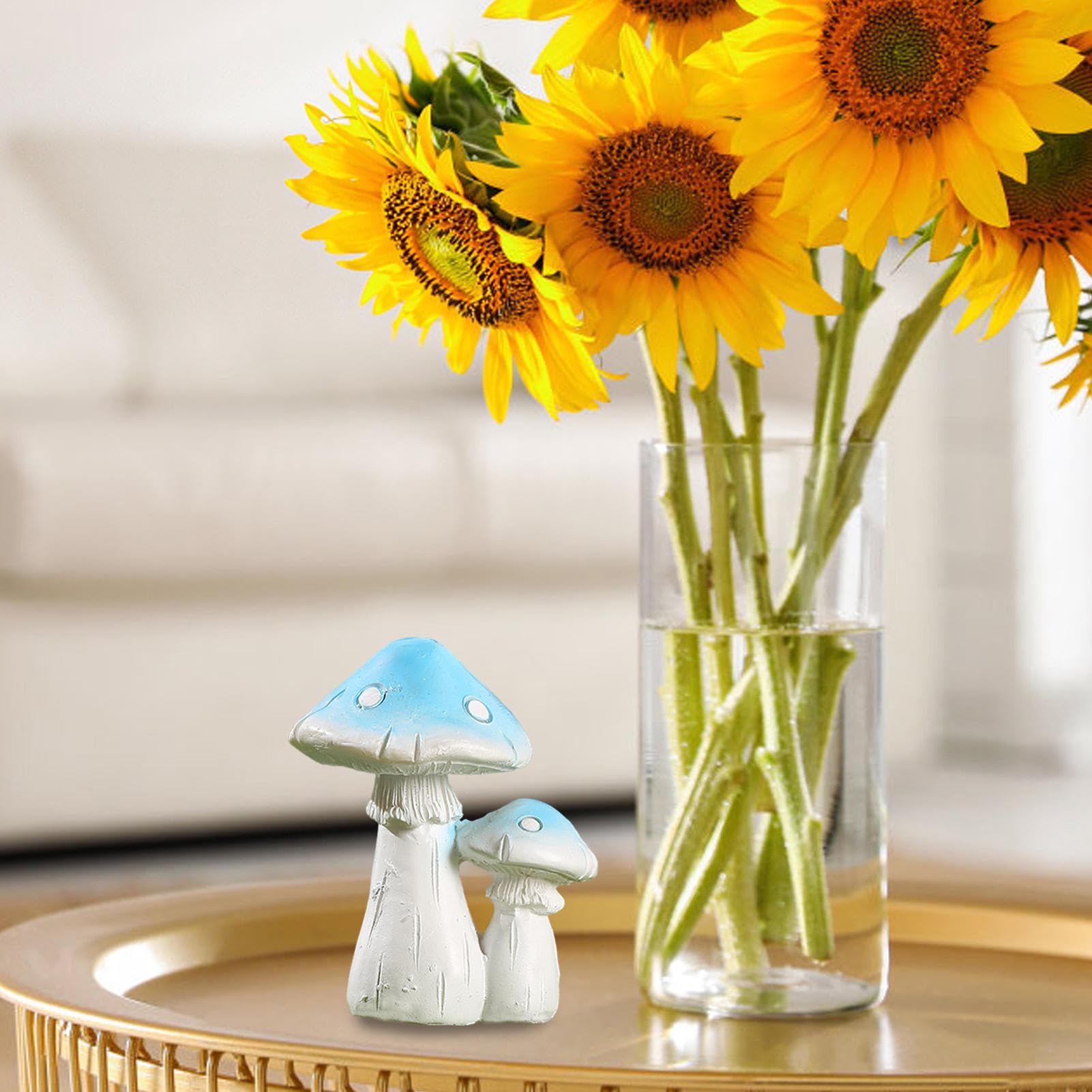 35 Stück Miniatur-Pilze Aus Kunstharz – Niedliche Pilze Für Feengarten, Mooslandschaft & Deko | Wasserdicht, Für Innen & Außen | Perfekt Für Basteln, Kuchendekoration & Geschenke