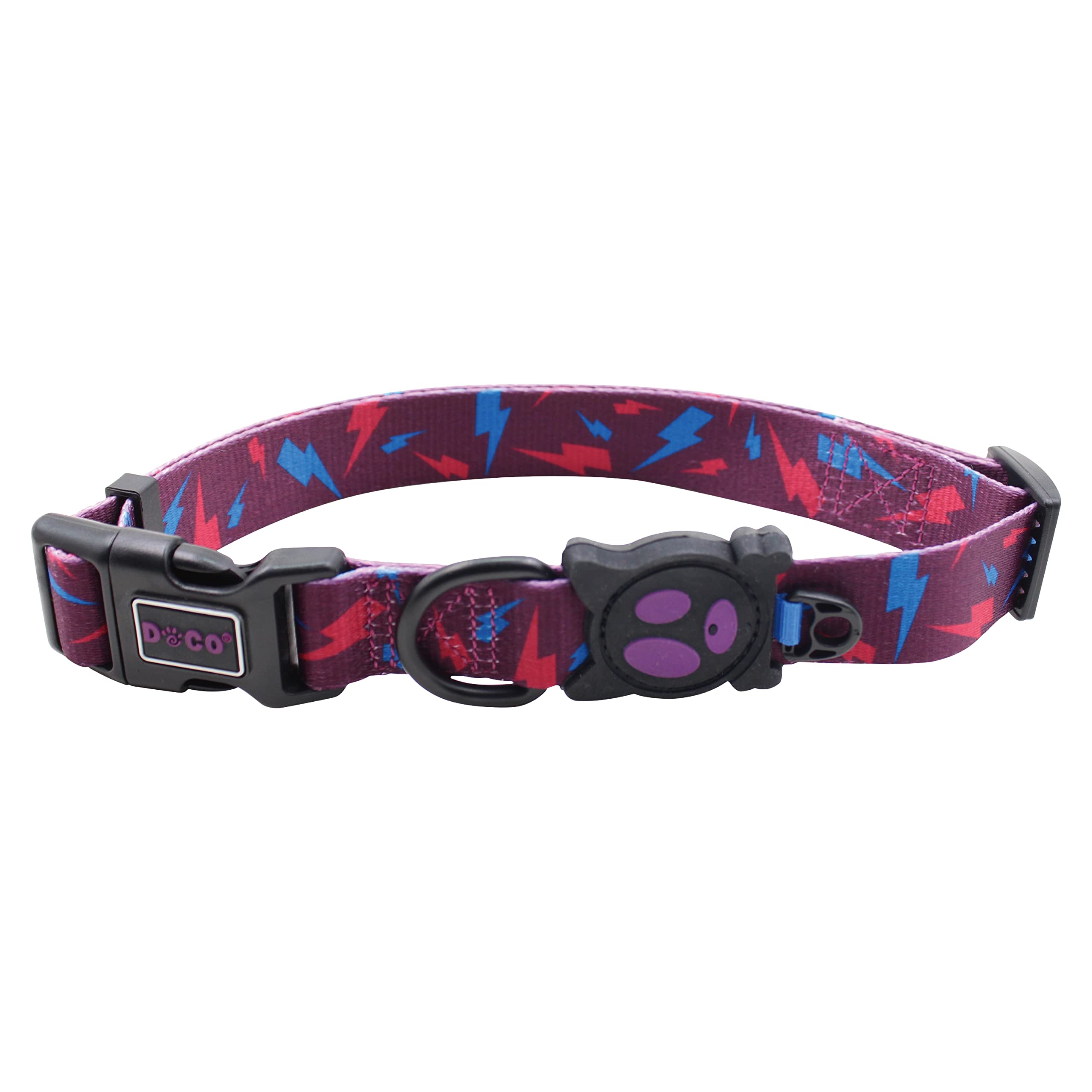 DOCOLOCO Collar - (DCL002) Sizes - S, Texture - Thunder Wonder