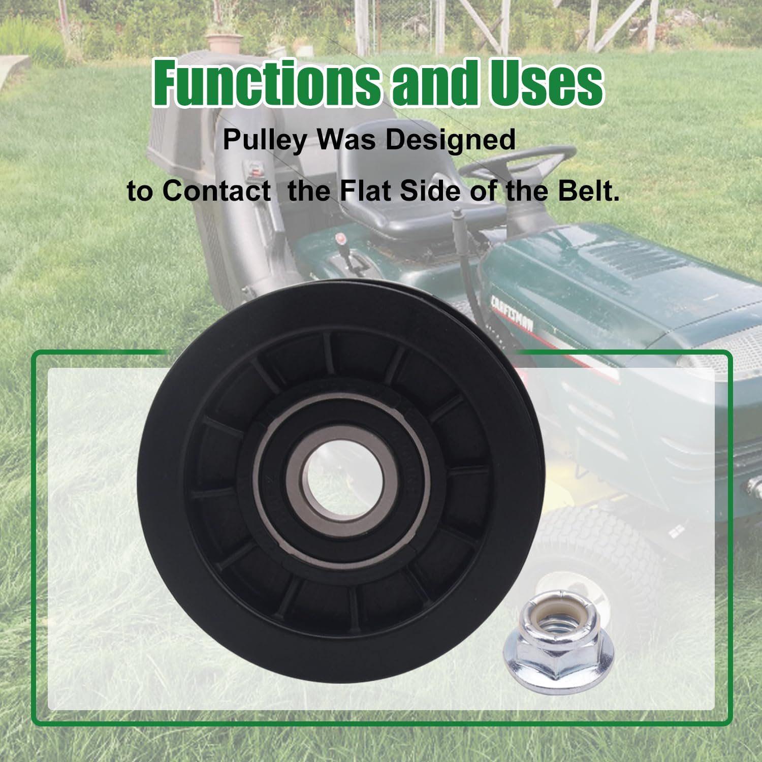 Amazon.com : 2 Pcs 690409 Idler Pulley Compatible with Murray 