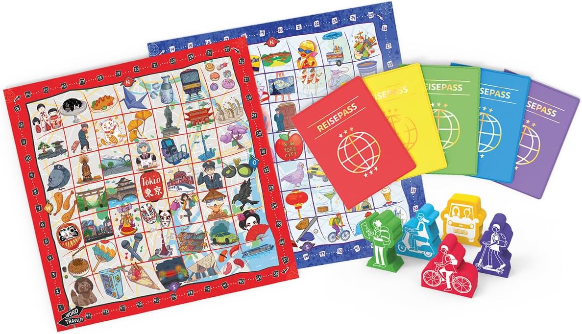 Office Dog, Word Traveler, Party Game, Word Game, 2-5 Players, from 10+ Years, 30-45 Minutes, German
