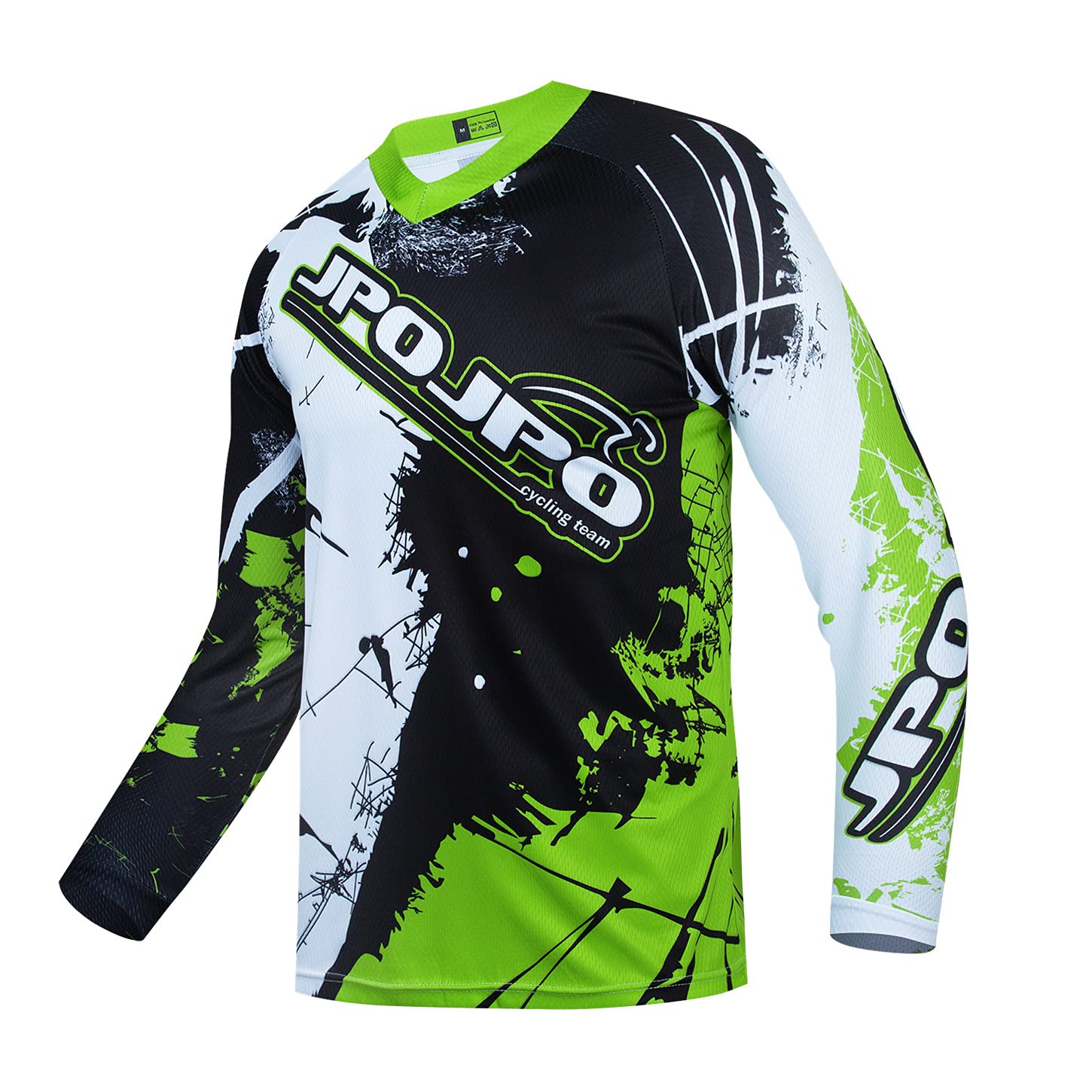 Hotlion Camiseta de motocross para hombre, camiseta de manga larga para ciclismo de carretera y todoterreno