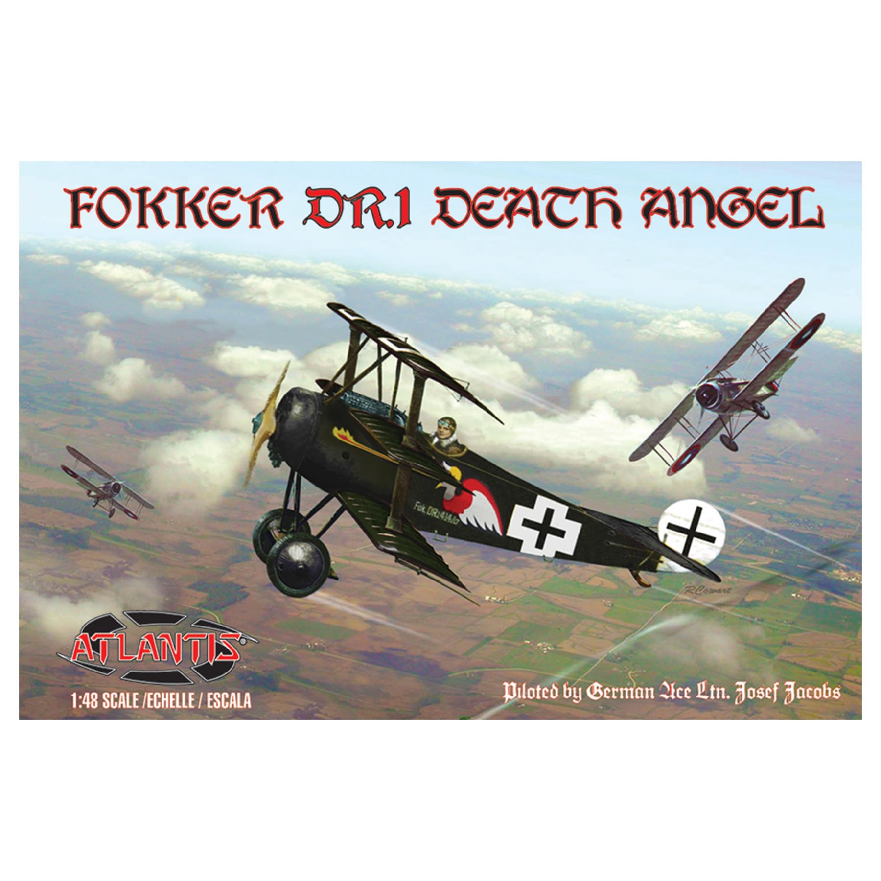Amazon.com: Fokker DR.1 Death Angel with Trading Card (Piloted by