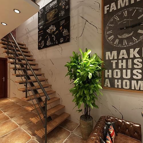 Miniatura 3 de Papel tapiz de mármol blanco y negro extra ancho de 31.5 x 315 pulgadas, adhesivo para muebles, brillante, grueso, impermeable, aspecto de granito,