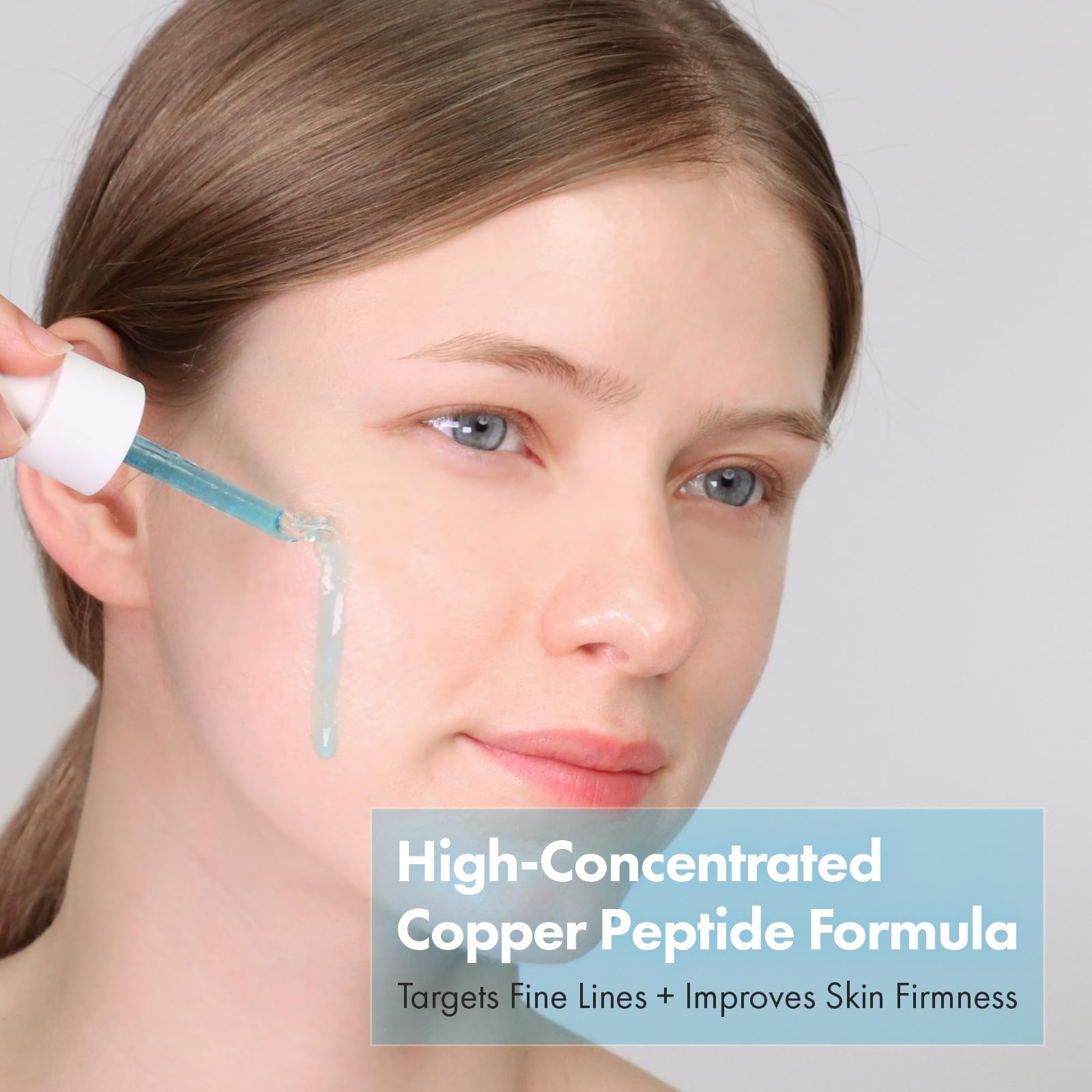 Duo Power Anti-Âge & Raffermissant TOSOWOONG : Sérum Visage Copper Peptide & Crème Visage Real Collagen pour un Éclat Jeune