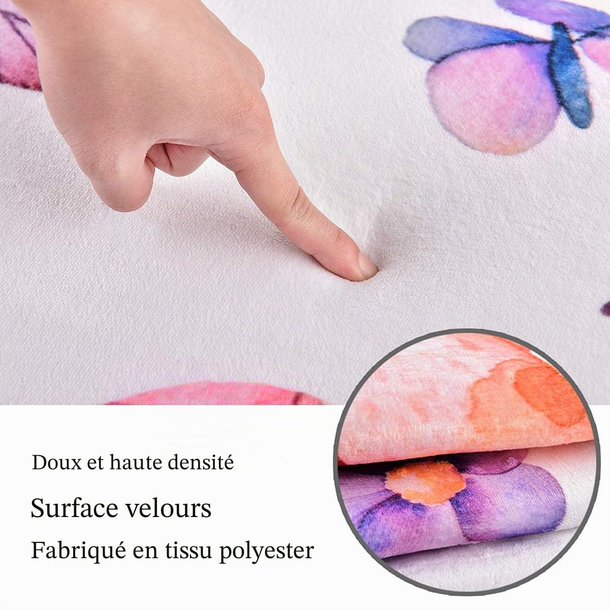 Monde sous-Marin 3D Ocean Tapis Poisson Corail Dauphin Modèle Maison Salon Chambre Salle De Bain Carpet AntidéRapant Porte D'entrée Rug Ocean World Tapis Rampant pour Enfants (140x200 cm, Modèle 3)