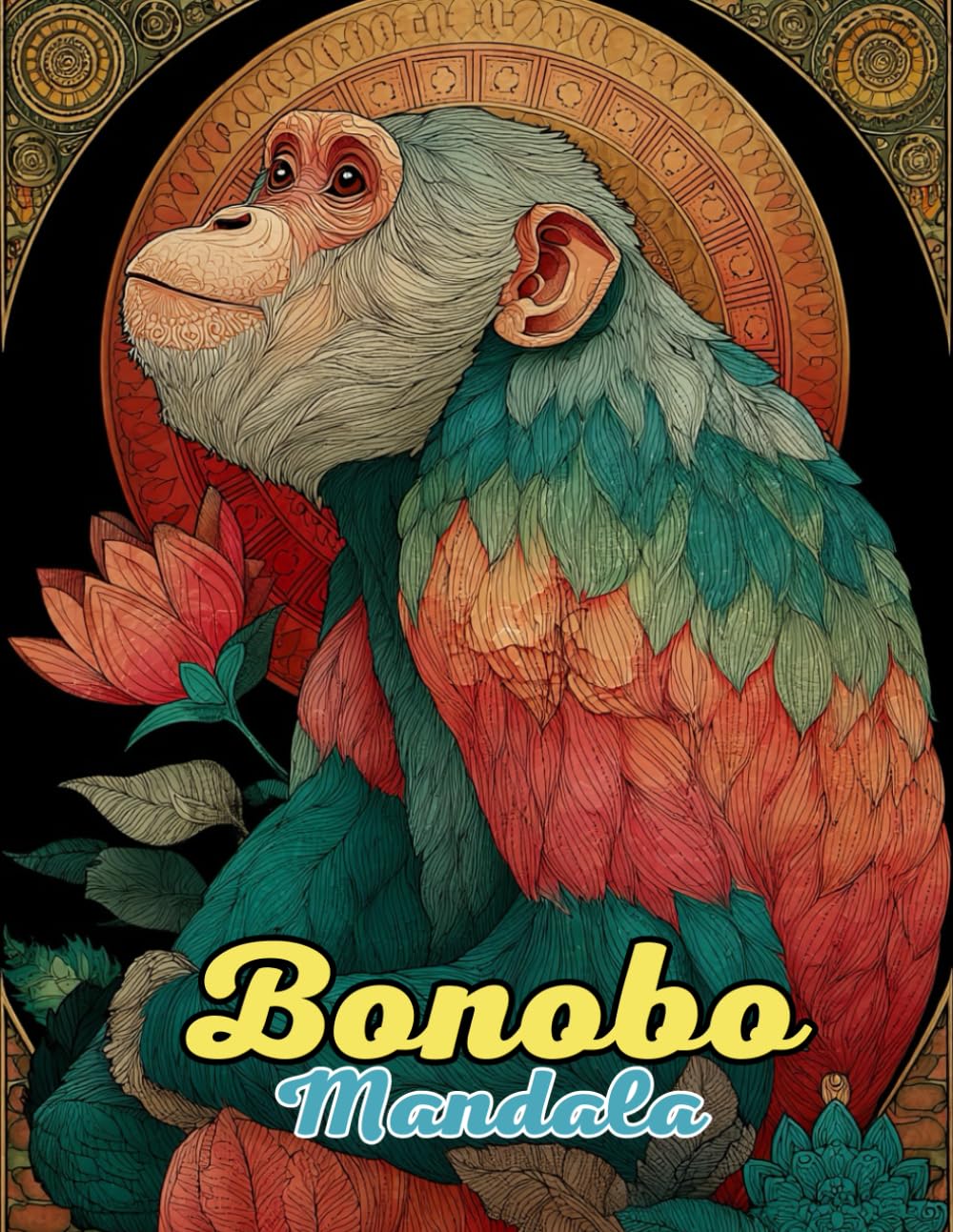 Bonobo Mandala Coloring Book: Serene and Intricate Primate Mandalas for Relaxation and Creativity: Discover Over 60 Pages of Unique Bonobo-Inspired Mandalas for Stress Relief and Mindful Artistry