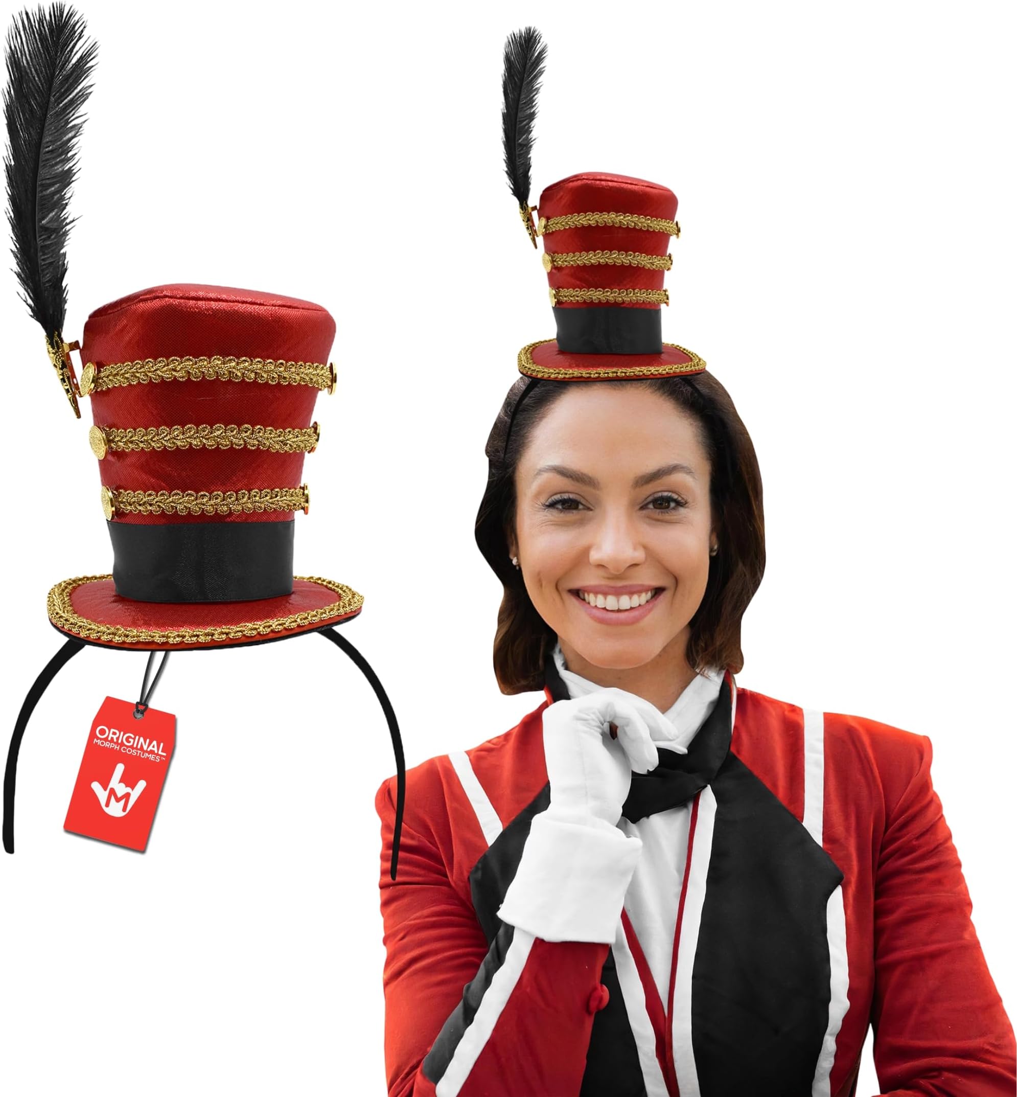 Morph Ring Master Hat, Lion Tamer Hat, Ring Leader Hats, Circus Hats, Ringmaster Costume Women