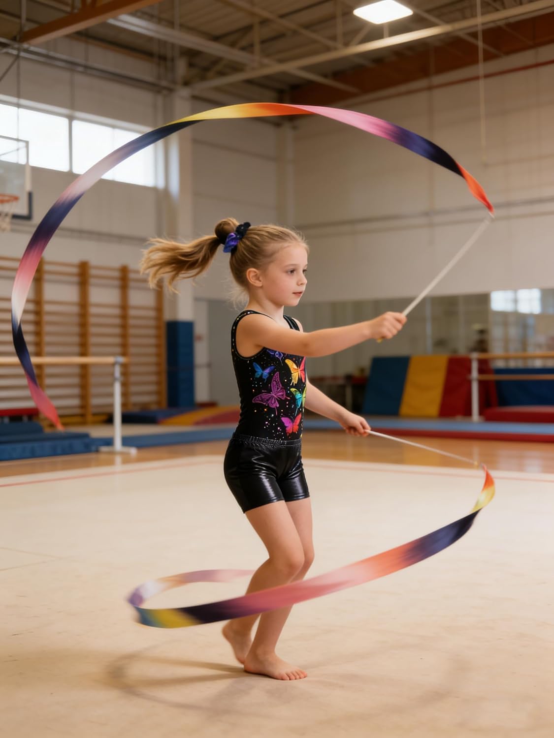 MOLLDAN Gymnastics Leotards for Girls 3-Peices Dance Outfits image 3