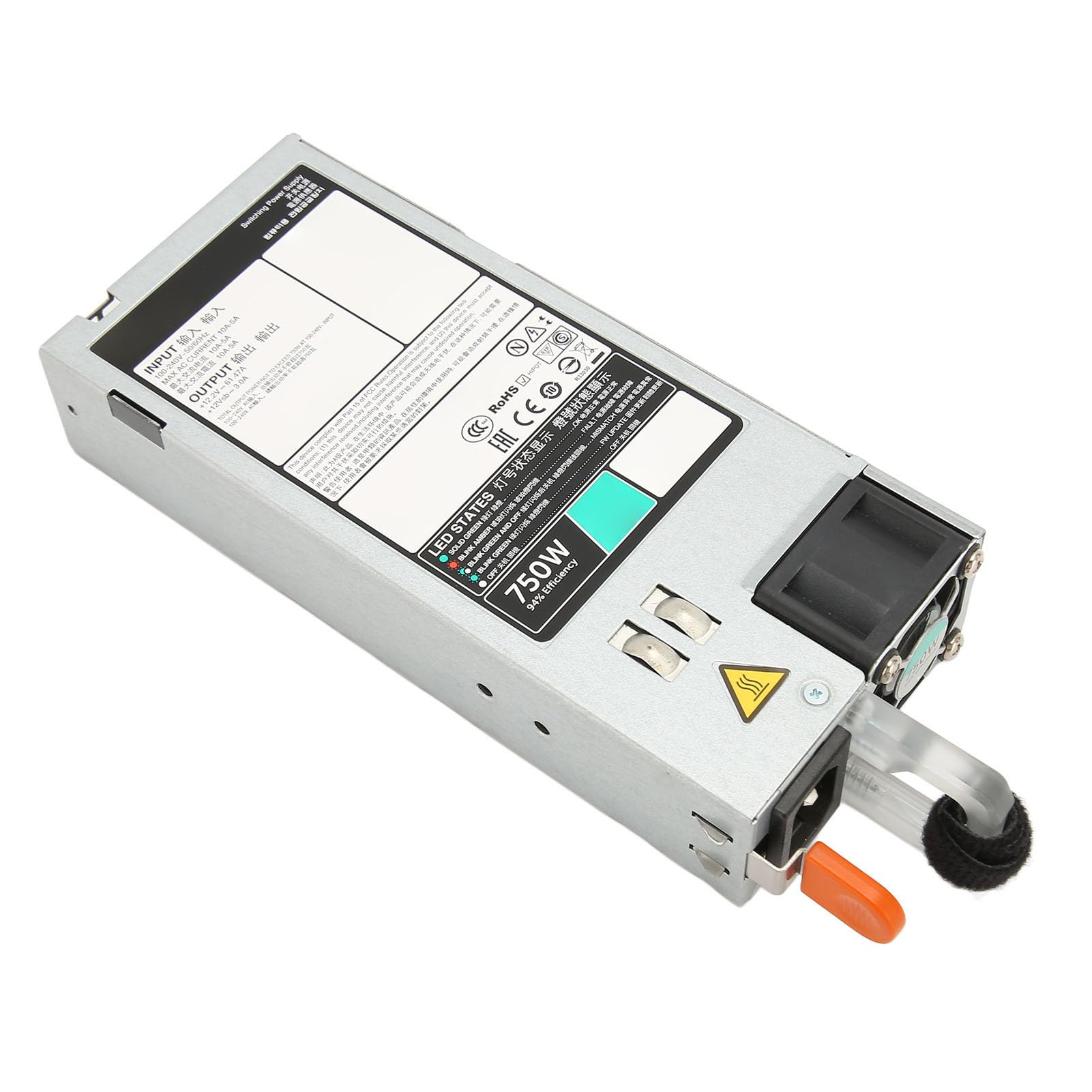 POENVFPO Fuente de Alimentación de Servidor de 750 W de Alto Rendimiento para R630 R730 R740 con Ventilador de Refrigeración