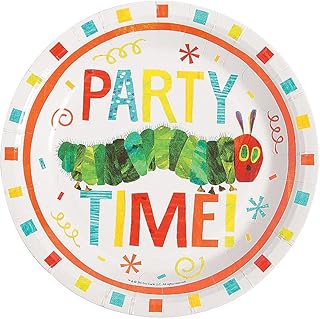 Fun Express The Very Hungry Caterpillarâ„¢ Paper Dessert Plates - Party Supplies - 8 Pieces