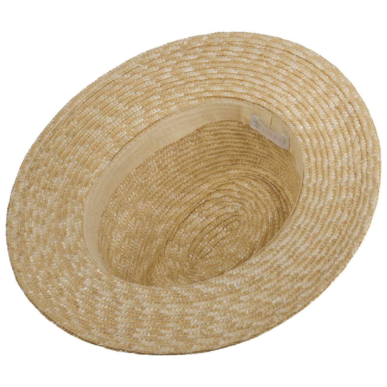 Lierys CHAPEAUSHOP Vandrick Traveller Chapeau de Paille Bande en Cuir Fabrique en Italie Unisexe Printemps Ete