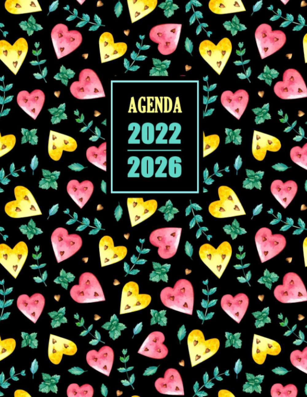 Agenda 2022-2026: Planificador Semanal Mensual | Diario para la Productividad, Motivación y Lograr tus Metas | Enero 2022 a Diciembre 2026, A4