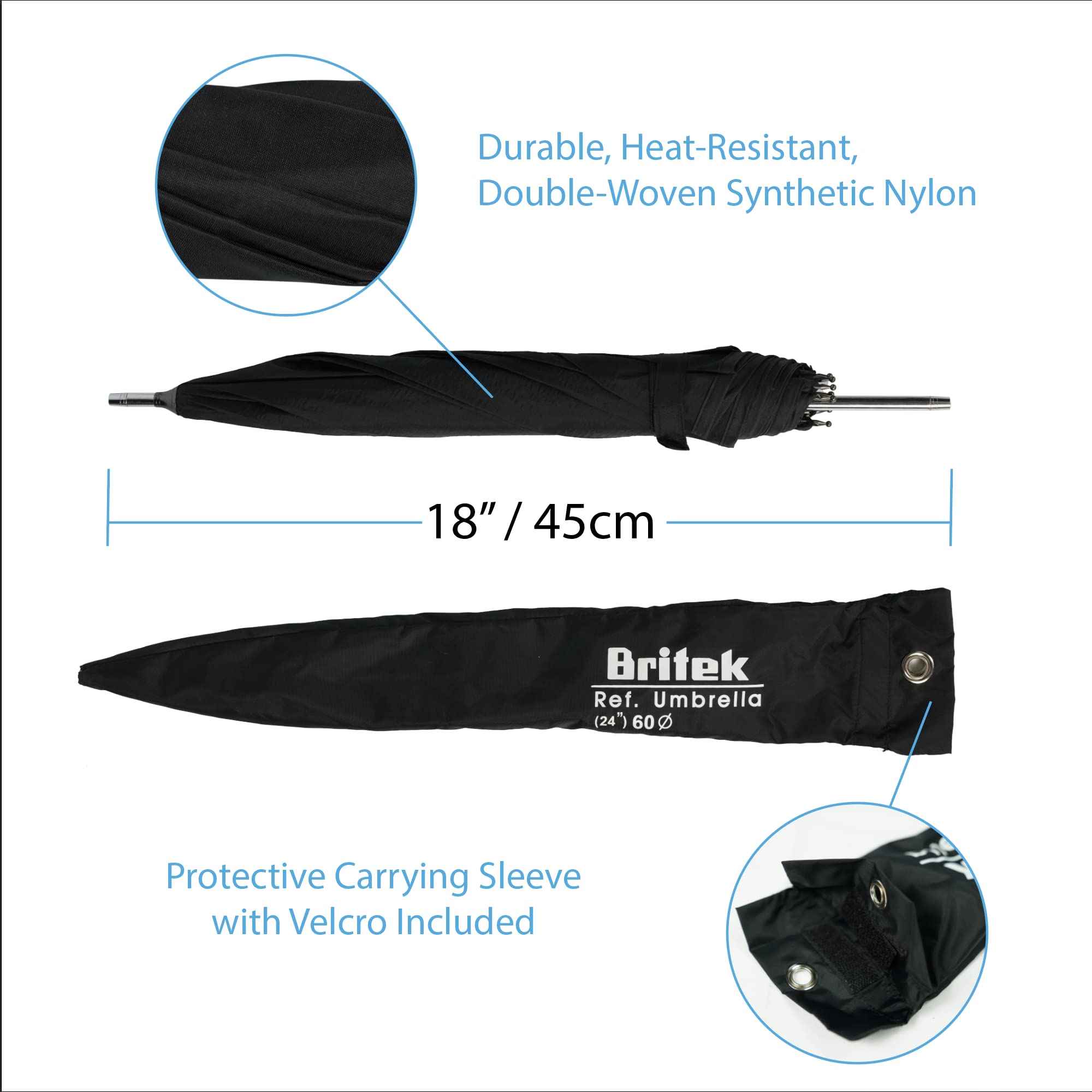 Price History Of BRITEK [2 PCS] Professional Studio 24"/60cm Black