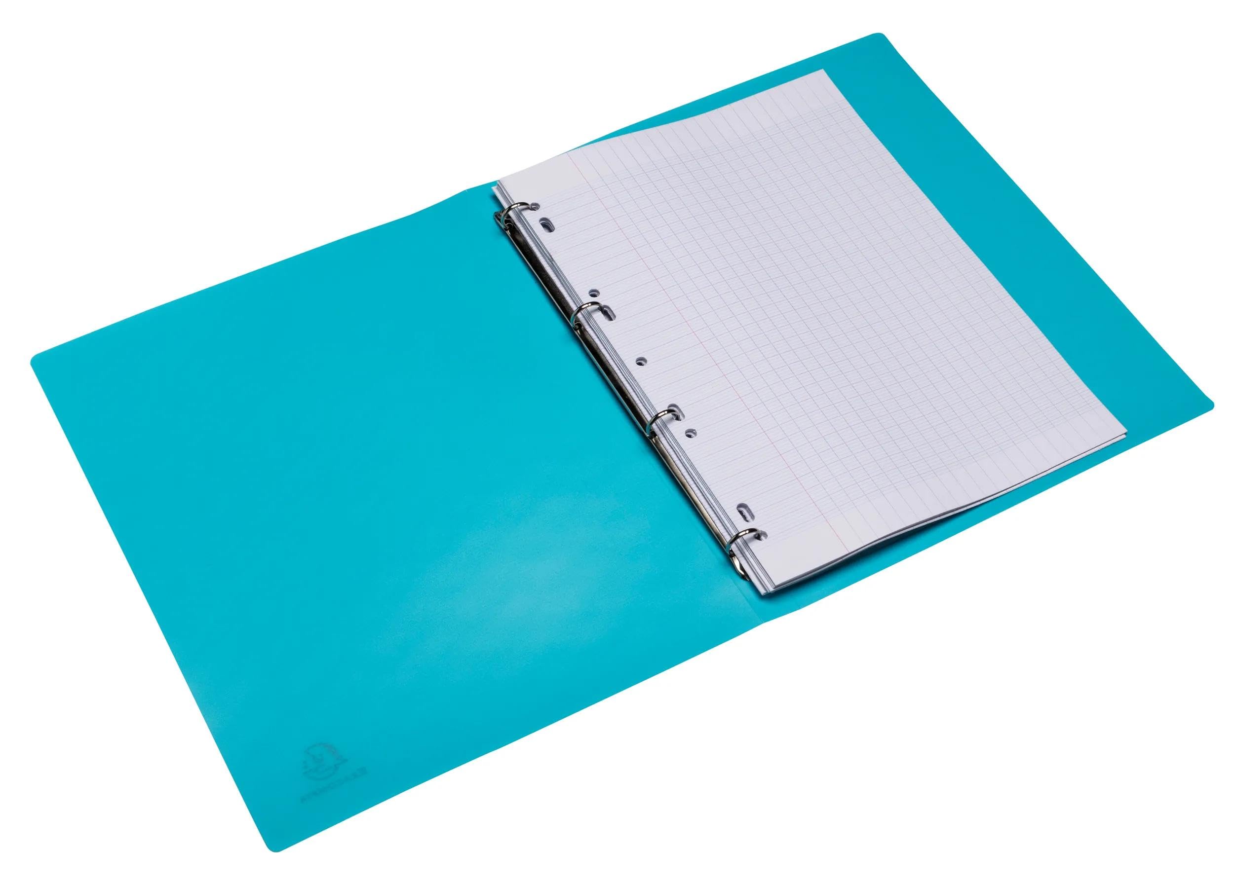 Exacompta 20 flexible Ringbücher Pop'n Co Recycling-PP A4 4 Ringe sortiert