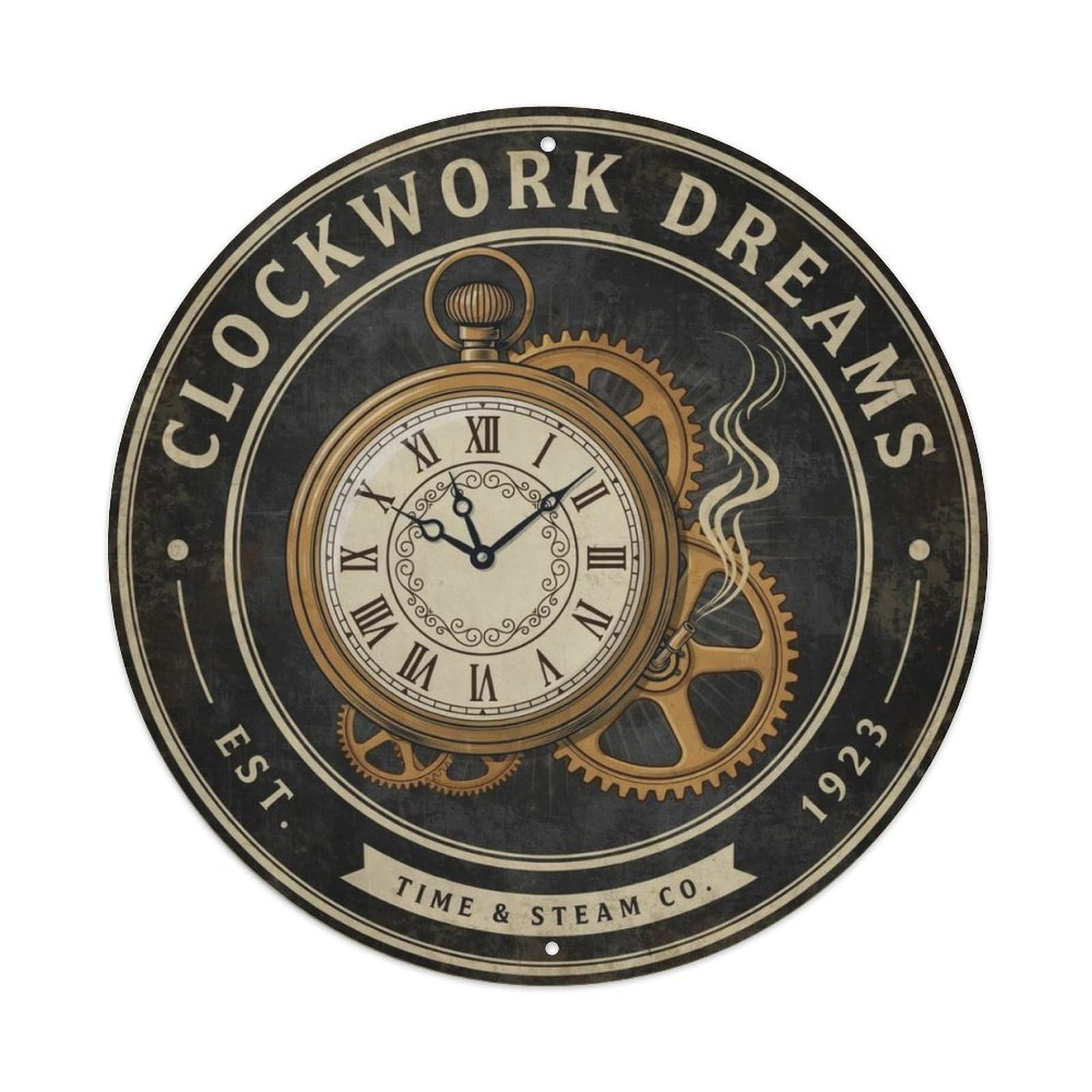 Clockwork Dreams Steampunk Metal Tin Sign Plaque