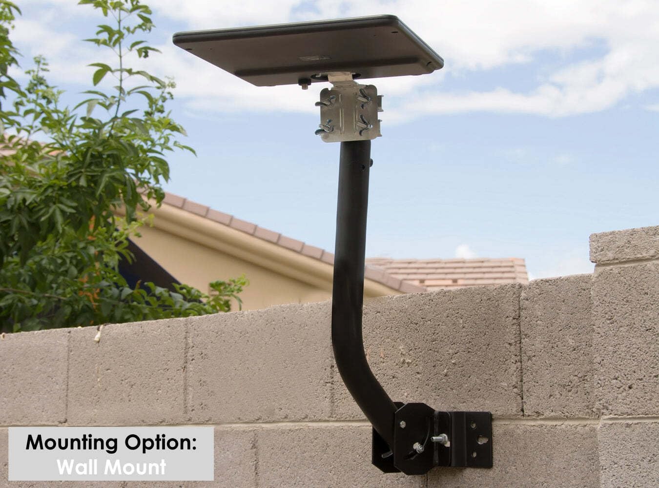 Channel Master Universal Antenna Mount - Sturdy Steel Adjustable Mount for Secure TV Antenna Installation, 1.5" Pole Diameter, Extends from 24"- 44", Weather-Resistant, 7" Wall Clearance