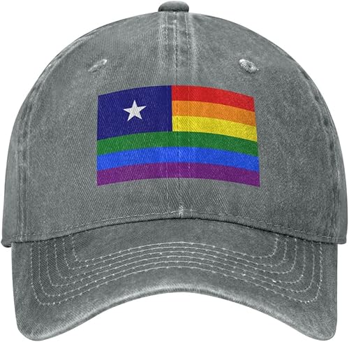 Miniatura 2 de LIFANGMI Bonnie Blue Pride Rainbow LGBT Flag Baseball Cap for Men Women Hats Adjustable Vintage Cowboy Hat Dad Caps