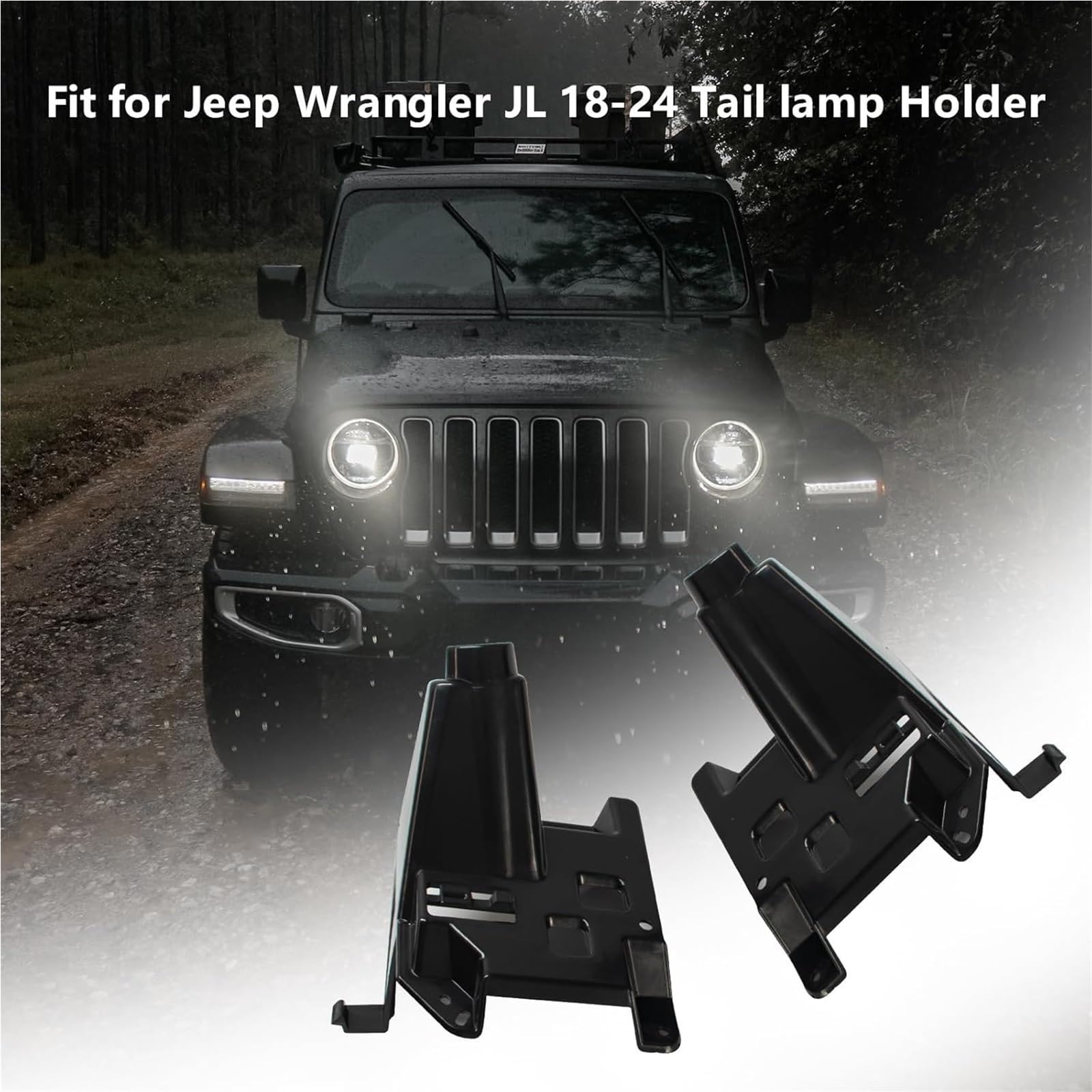 uchwyt podstawy Pasuje do Jeep Wrangler JL 2018-2024 2018 2019 2 szt. Uchwyty tylnych świateł Zestawy montażowe tylnych świateł Uchwyt lampy tylnej