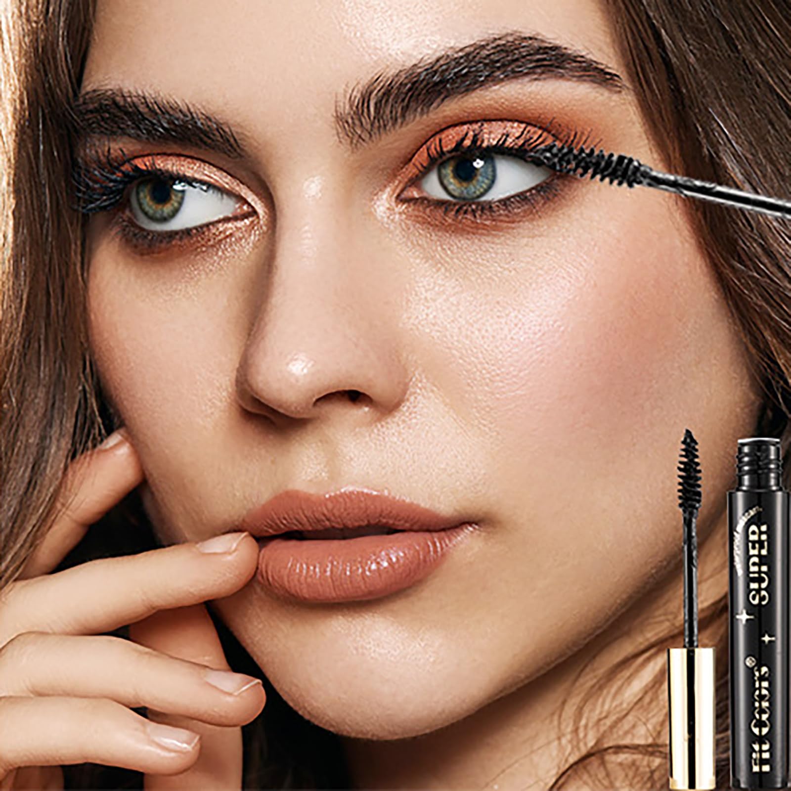 Joyeee 7 Farben Bunte Mascara Set, Bunte Wimperntusche, Professionelles Color Mascara Set, Wasserfest, Langanhaltend, Natürliche Lange Wimpern (Schwarz Braun Blau Lila Grün Weiß Rosa)