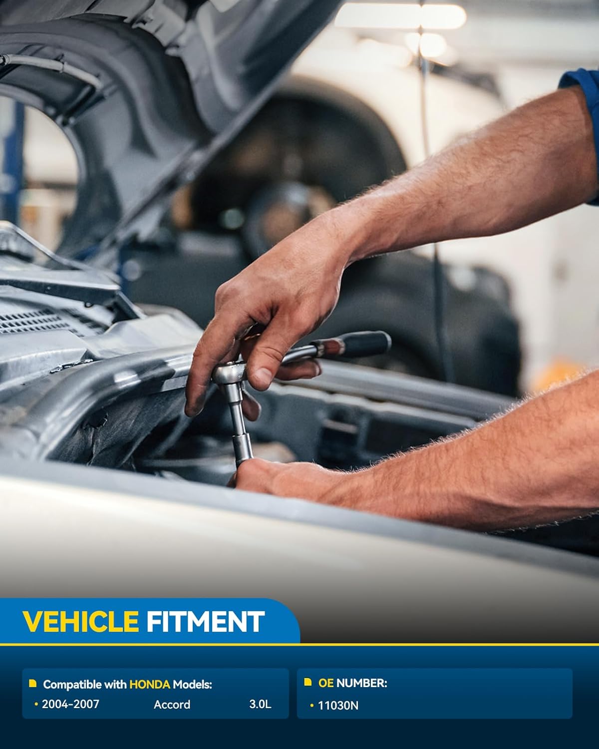 PHILTOP NEW Alternator Replacement for 11030N 2004-2007 Honda Accord 3.0L 12V, 130Amp,S6 IR/IF Automotive Alternator AL4057X,1042104480,90295581,12635,12638,31100RCBY02,2100606,11030,A2288