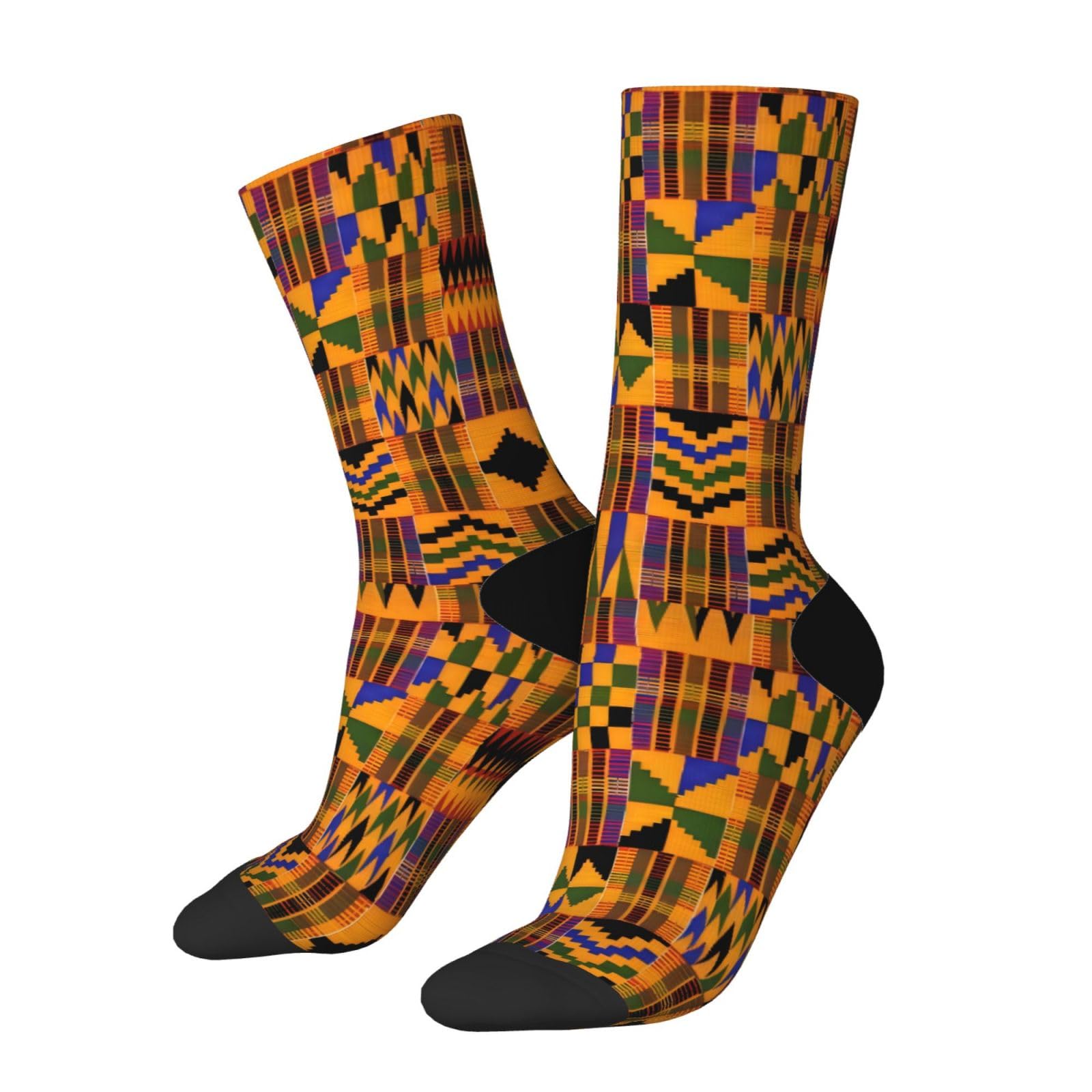 Anceky Unisex As Pic Ghana Kente Socks Men And Women