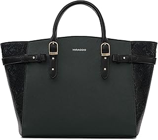 Miraggio Rosalind Tote Handbag for Women with Detachable Sling Strap &amp; Top Handles | Fits upto 13" Laptop | Tote Bags for ...