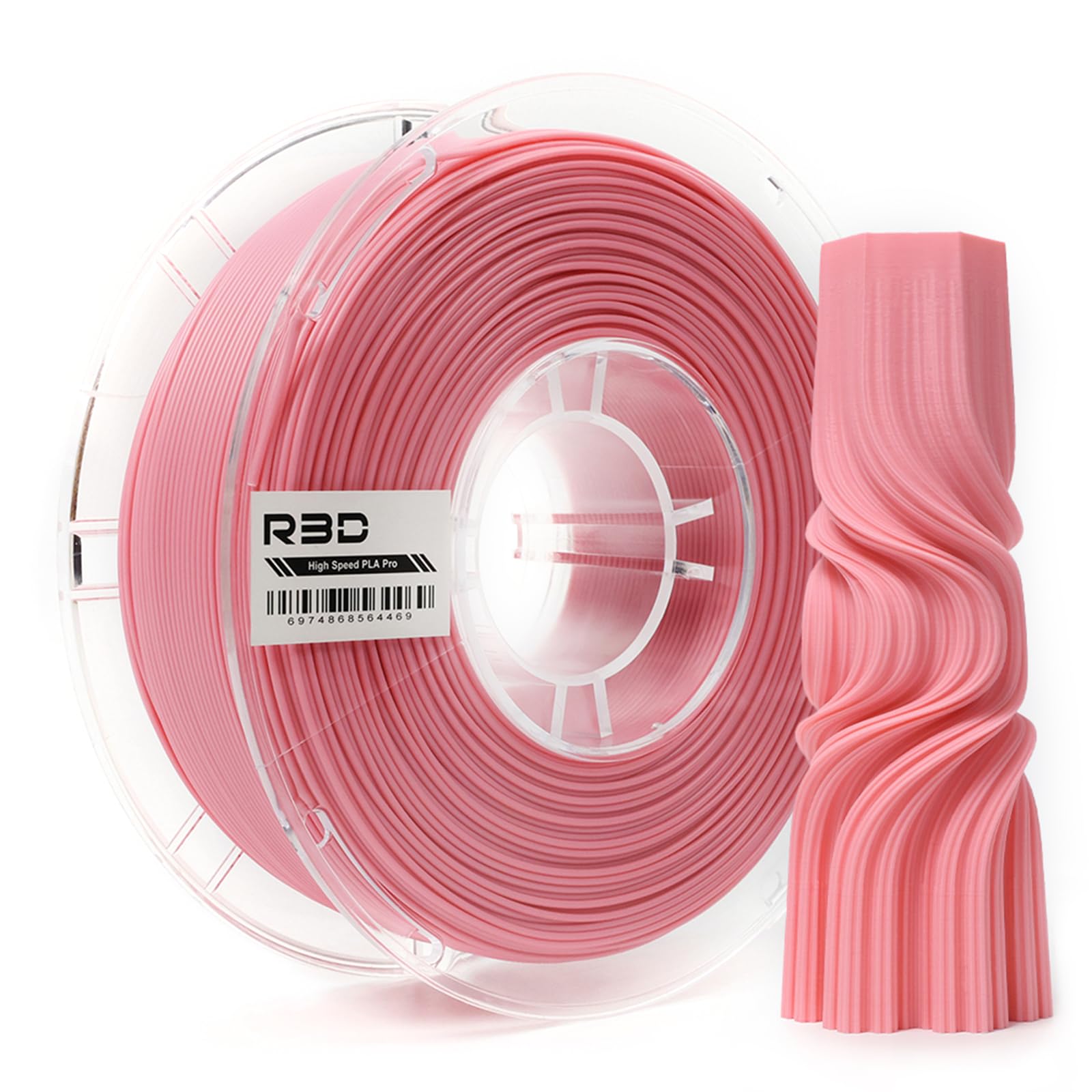 R3D High Speed PLA Pro Filament 1.75mm 1KG, 3D Printer Filament for 30-600 mm/s High-Speed Printing, Dimensional Accuracy +/- 0.02 mm, Plastic Spool,