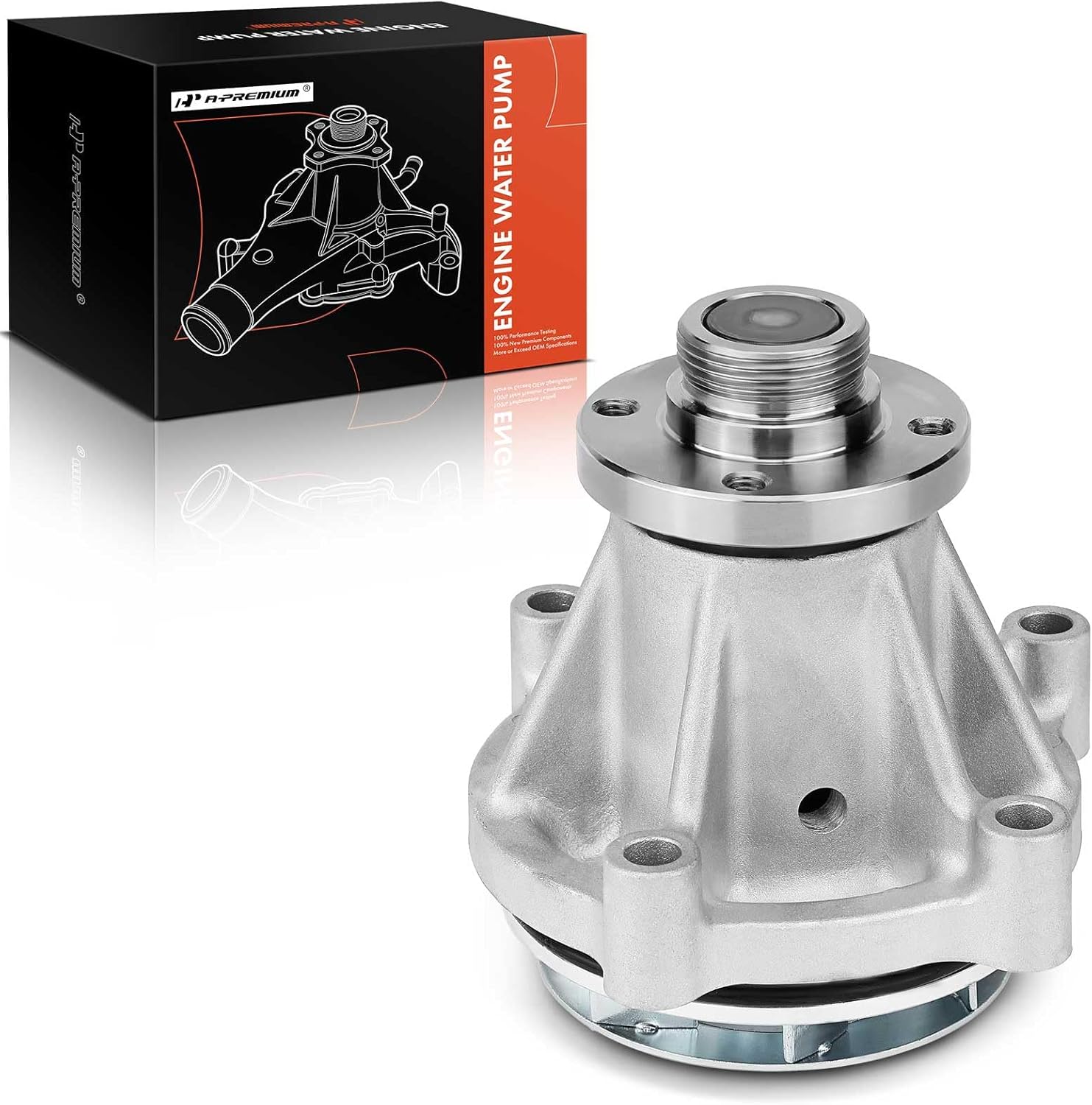 A-Premium Engine Water Pump Compatible with Ford F-150 and Select Ford/Lincoln V8 Engines