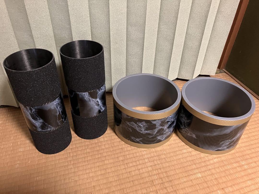 Amazon.co.jp: 4段ローラボーラ カーボンパイプ カーボンローラー 