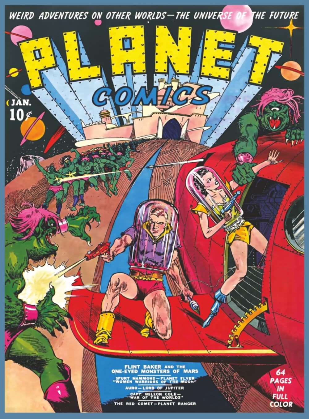 Planet Comics #1: Vintage | Golden Age | Sci-Fi | January 1940 (Planet Comics (Golden Age))
