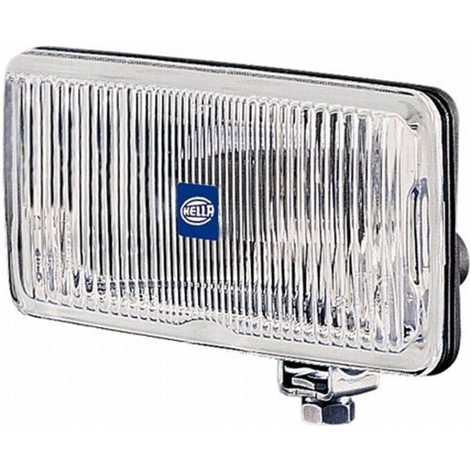 HELLA 1FB 005 860-231 Halogen-Fernscheinwerfer - Comet 450 - 12V - rechteckig - Referenzzahl: 17.5 - geschraubt - gemusterte Streuscheibe - Lichtscheibenfarbe: glasklar - links/rechts
