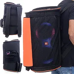 Bolsa Case Bag Mochila Polo Culture Compatível com Jbl Partybox 110 Abertura Frontal Completa Premium