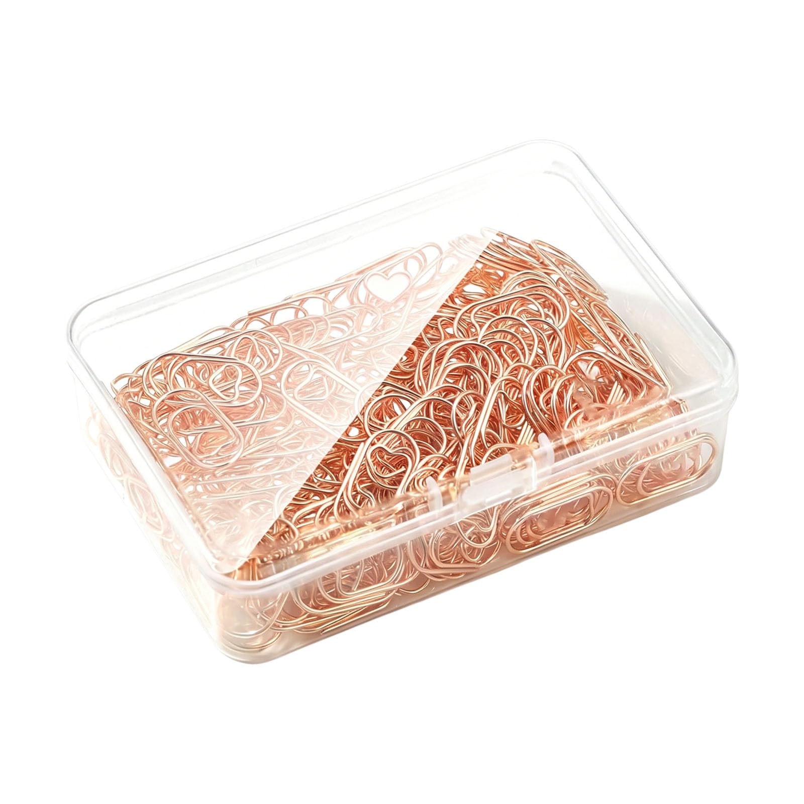 Limtula 200pcs Lovely Heart Paper Clip Great for Students Professional and Craft Lovers Decorative Paper Clip