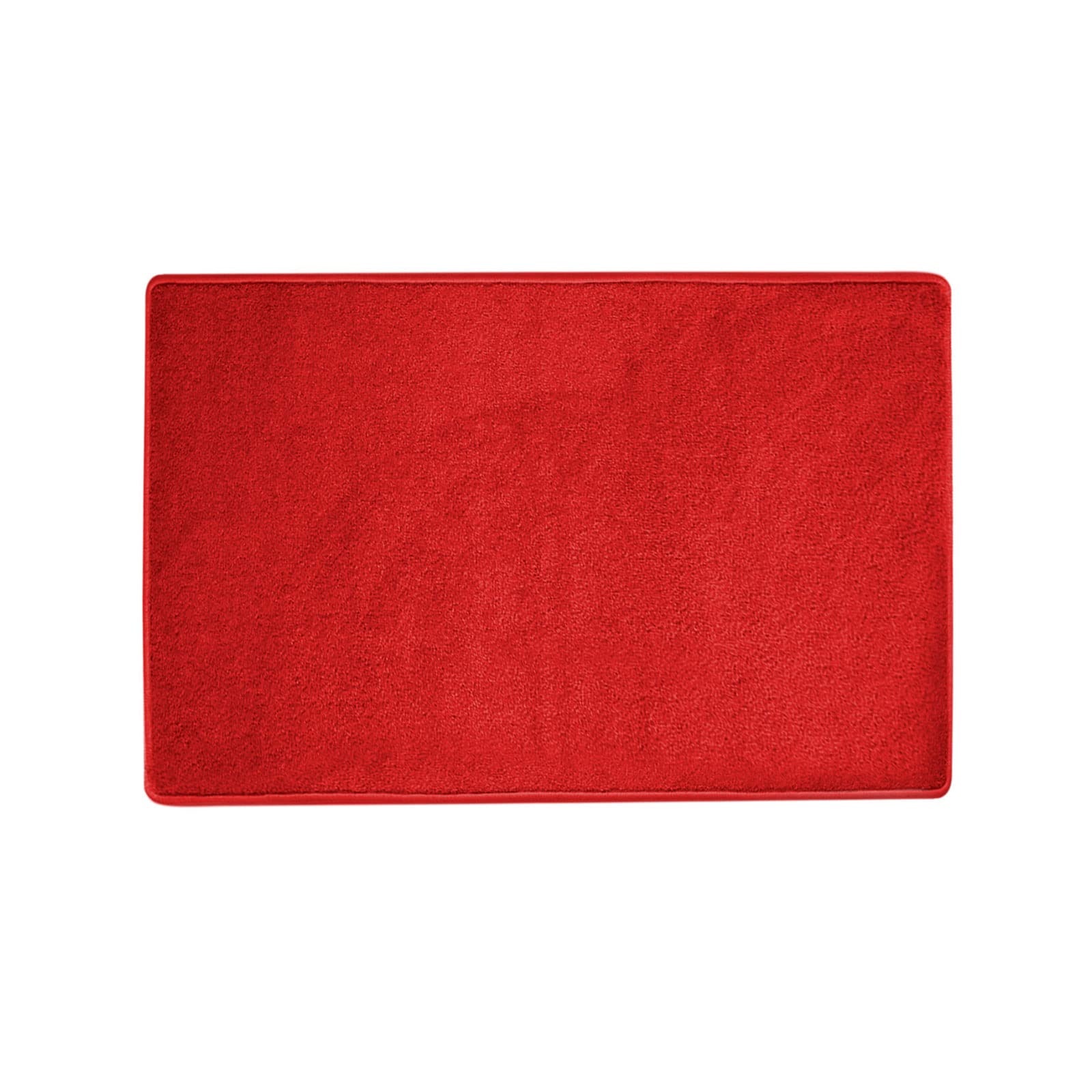 FLODI. Bathroom Rug, Carousel (80 x 150 cm, Red) Non-Slip Microfibre Bath Mat, Absorbent Bathroom Floor Mat Carpet, Easy to Clean Bathroom Runner