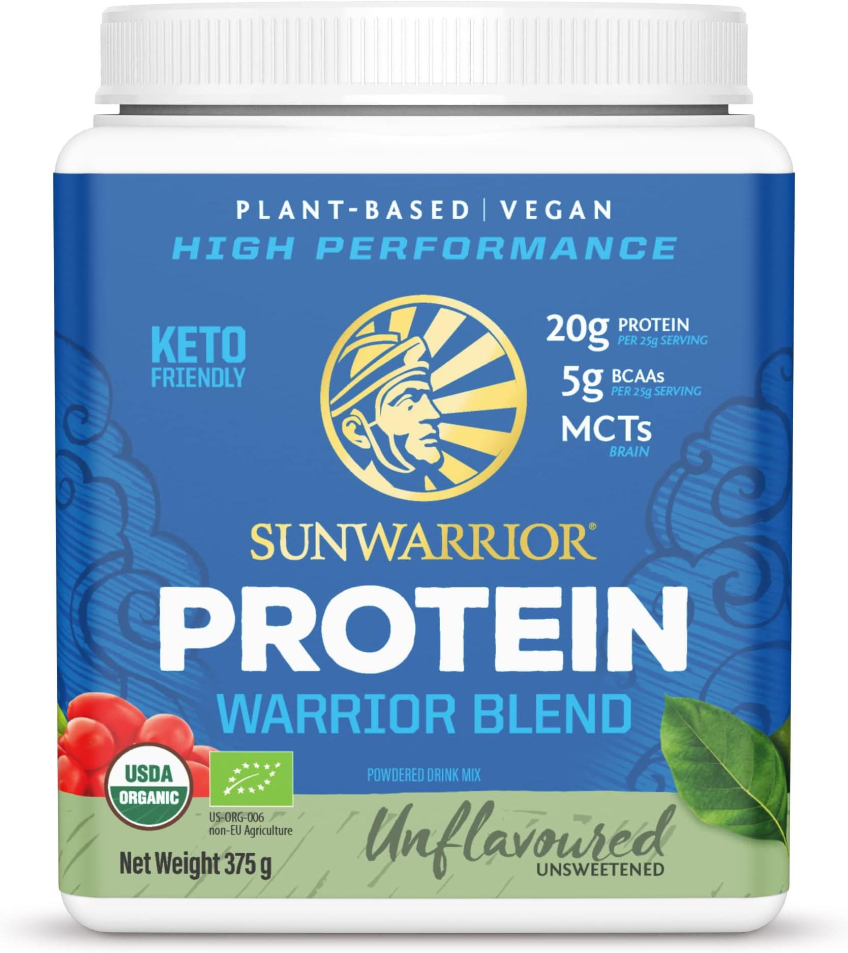 Organic Plant Based Blend Natural Protein Powder, 375 g