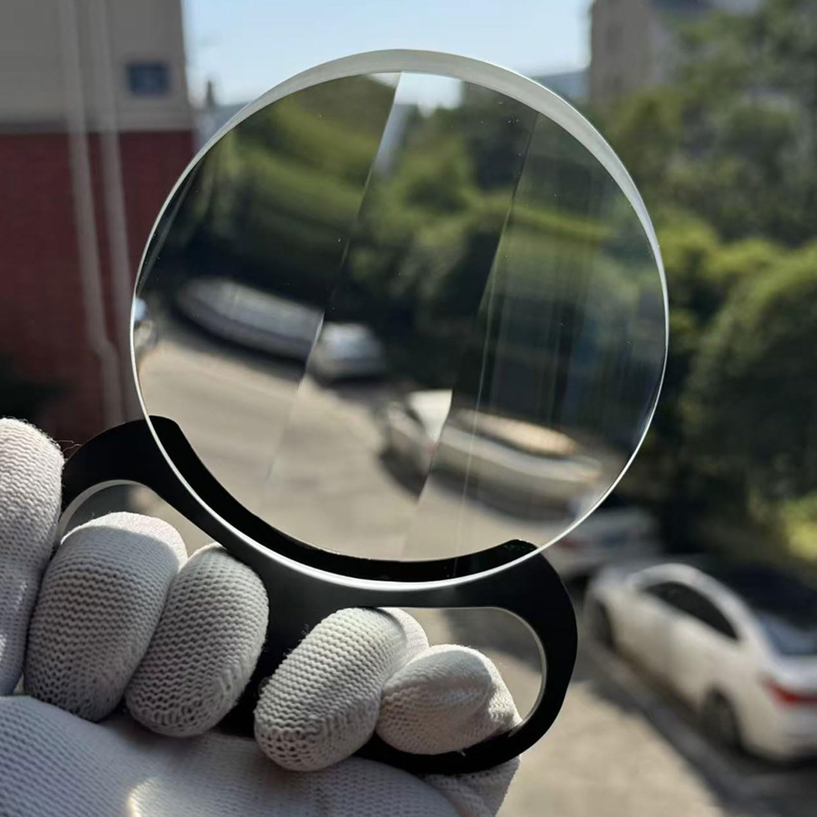 LICAEVEY Filtro de Desenfoque de Movimiento Fantasma Bilateral de Mano de 100 Mm, Prisma de Lente de Efecto Especial para Videografía de Fotografía Creativa, Filtro de Efecto de