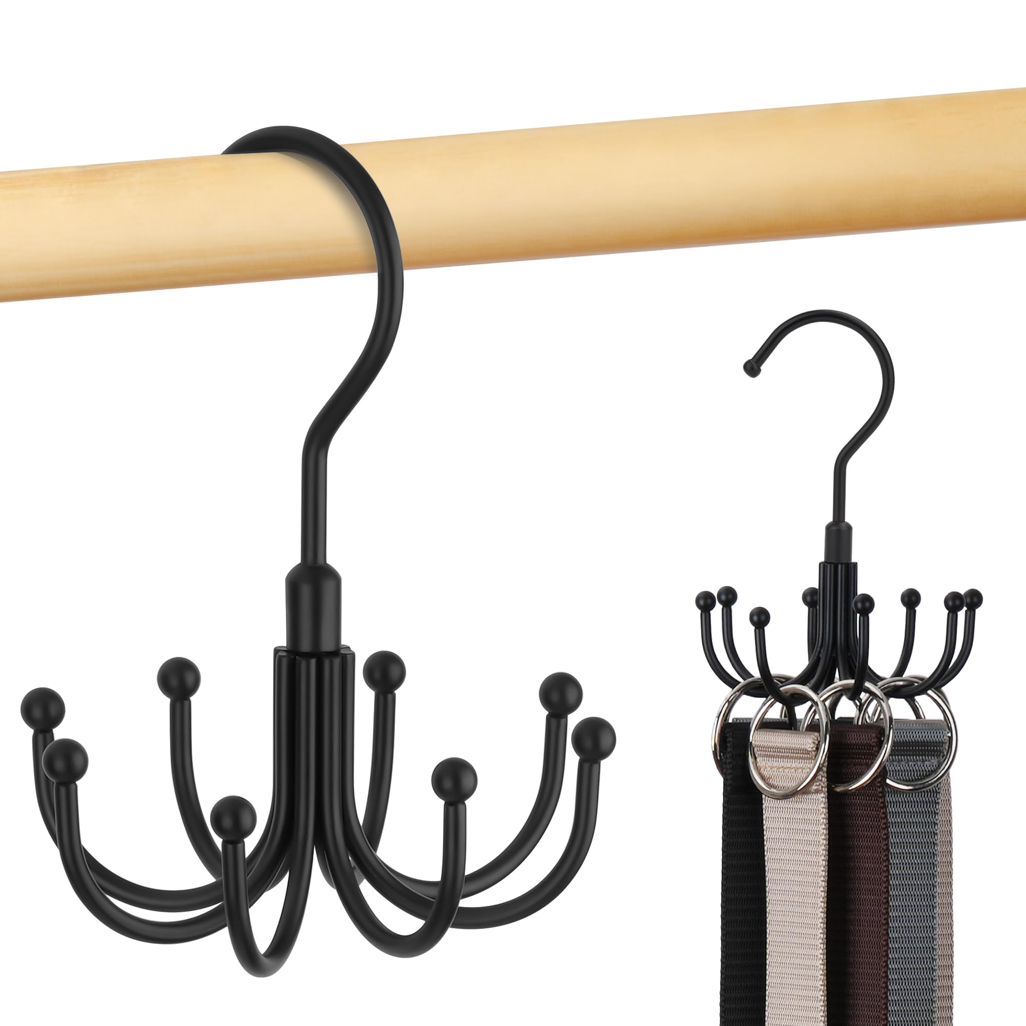 porte-ceinture rotatif en métal 1 unité