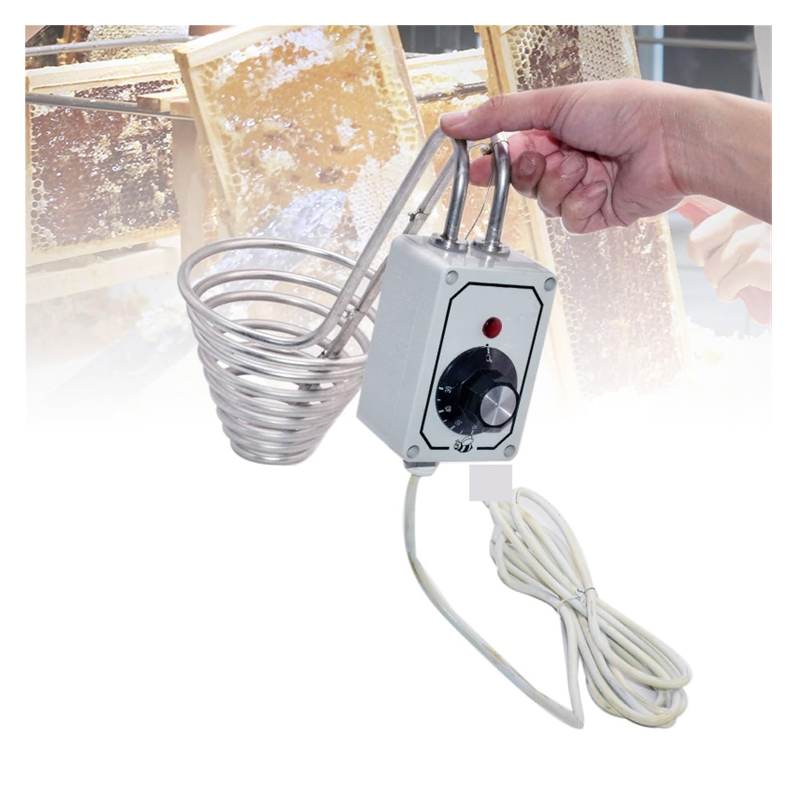 Réchauffeur de miel de chauffa de qualité alimentaire Réchauffeur de miel en acier inoxydable avec thermostat Équipement de chauffa électrique for ruche d'apiculture pour la ferme apicole