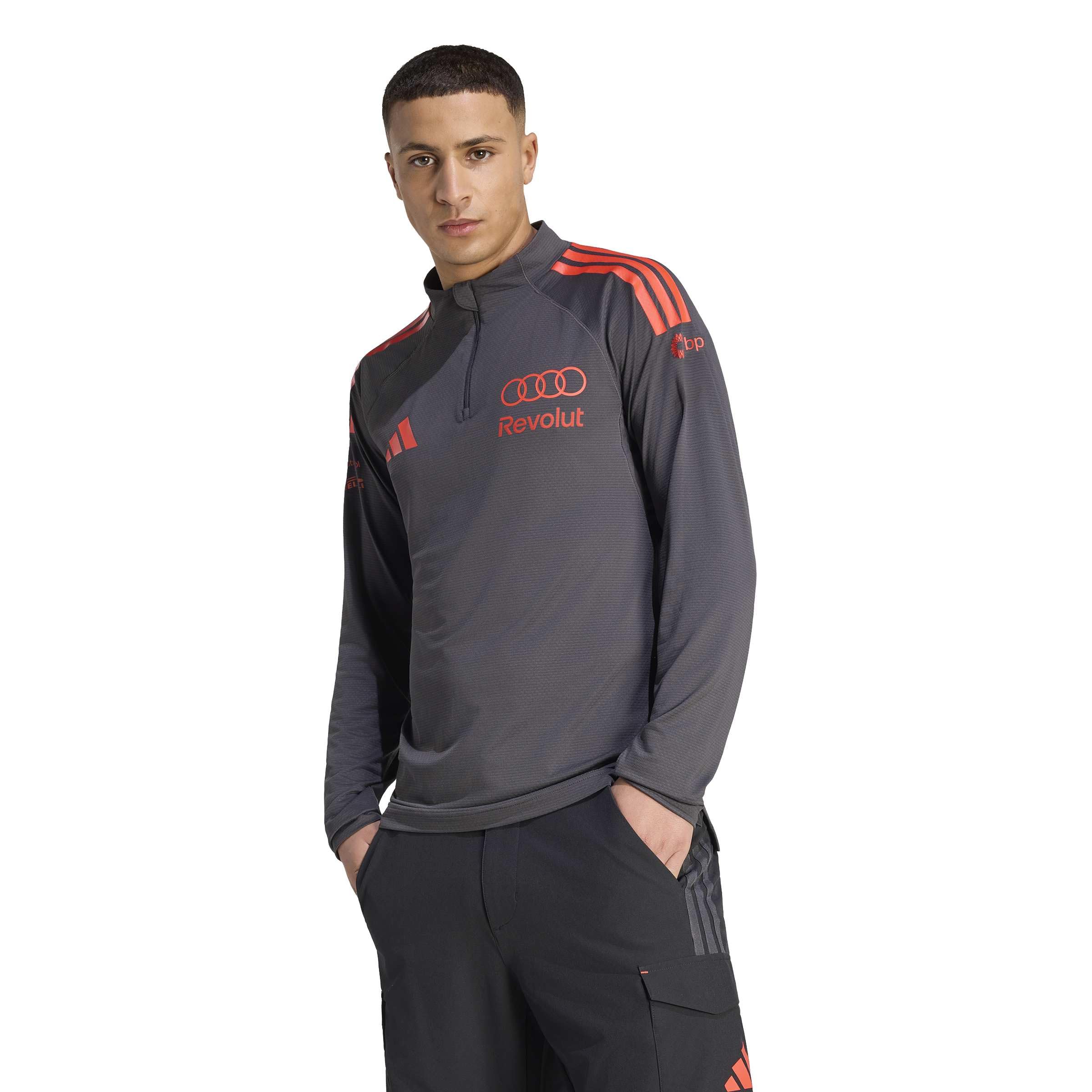 adidas Men's Audi REVOLUT F1 Team Mechanics 1/4 Zip
