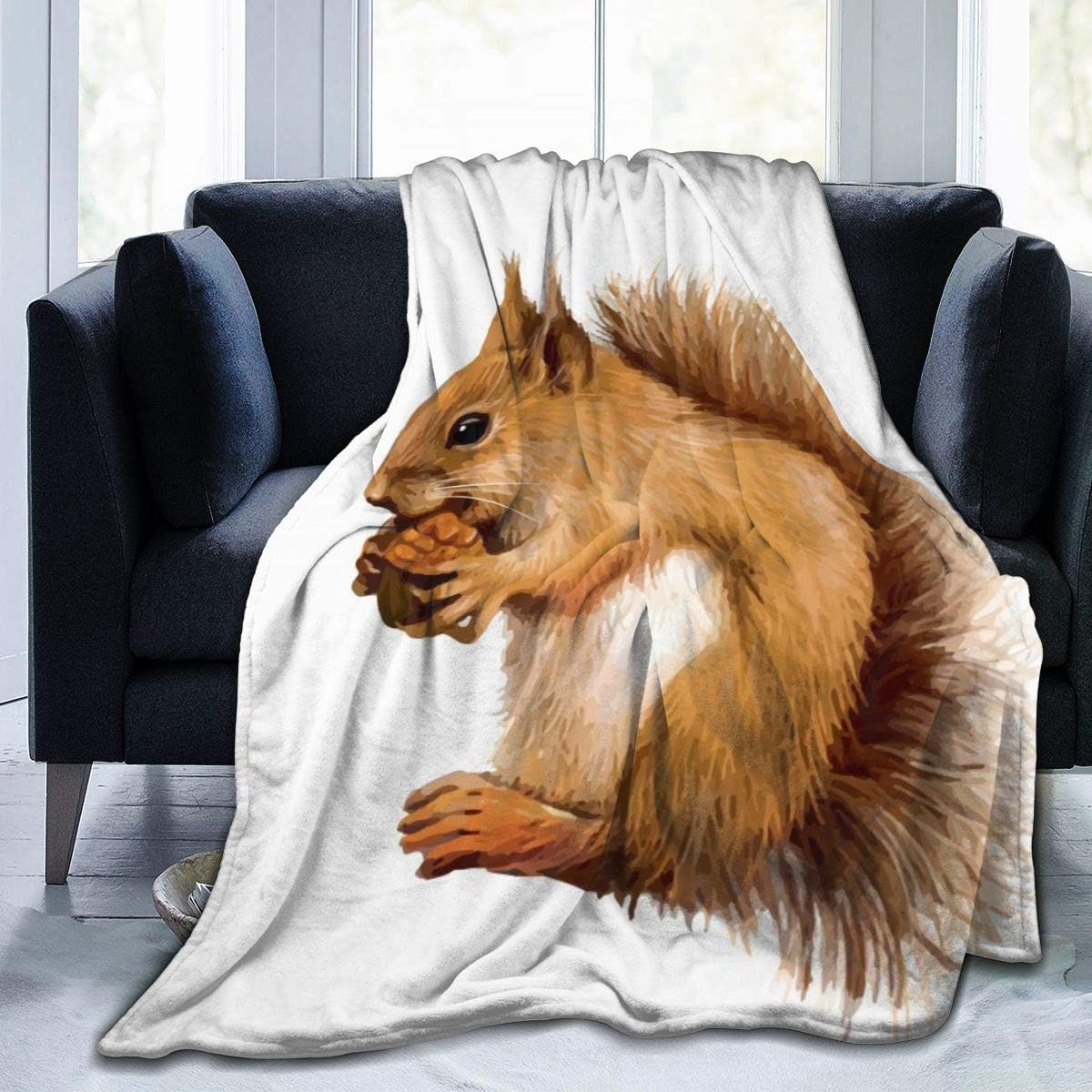 Amazoncom Cute Squirrel Throw Blanket Super Soft Comfy Micro Amazoncom Cute Squirrel Throw Blanket Super Soft Comfy Micro
