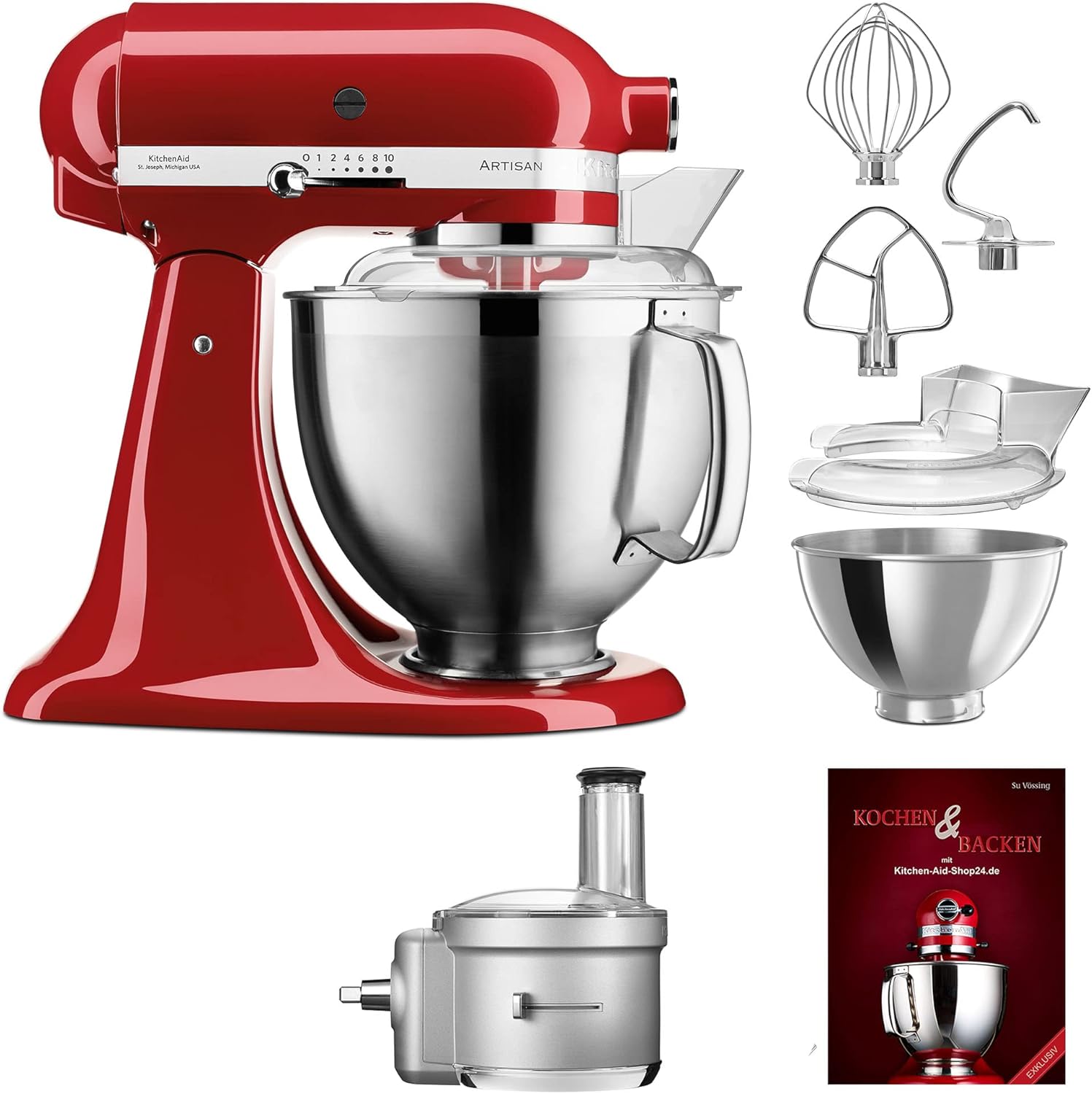 Amazon.de KitchenAid Küchenmaschine Artisan P26 Starter Set 185er