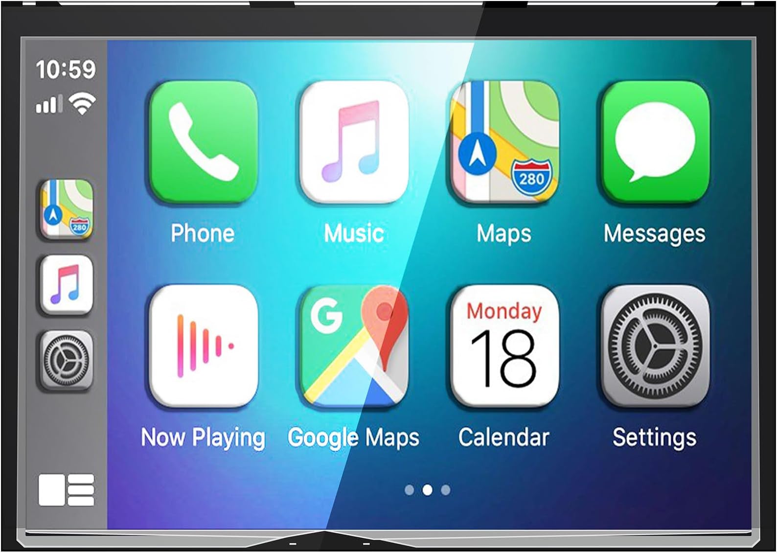 7" Motorcycle Carplay Touch Screen, with Dash Cam Radio Navigation, Android Auto, Bluetooth Voice Control, Fit for Most Bikes
