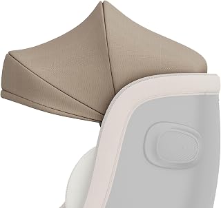 Daliya® BRAVO Sonnenverdeck, Sonnenschutz, für Daliya i-Size Kindersitze BRAVO und ROTAZIONE, Universal Sonnenverdeck für Kindersitze (Beige)
