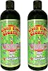 Green Piece® Glass Cleaner 2 Bottles- All Natural Earth Friendly Multi-purpose Cleaner for Metal, Ceramic, Water Pipe 16 oz