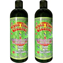 Green Piece Glass Cleaner 2 Bottles Made in USA - All Natural Earth Friendly Multi-purpose Cleaner for Metal, Ceramic, Water Pipe 16 oz