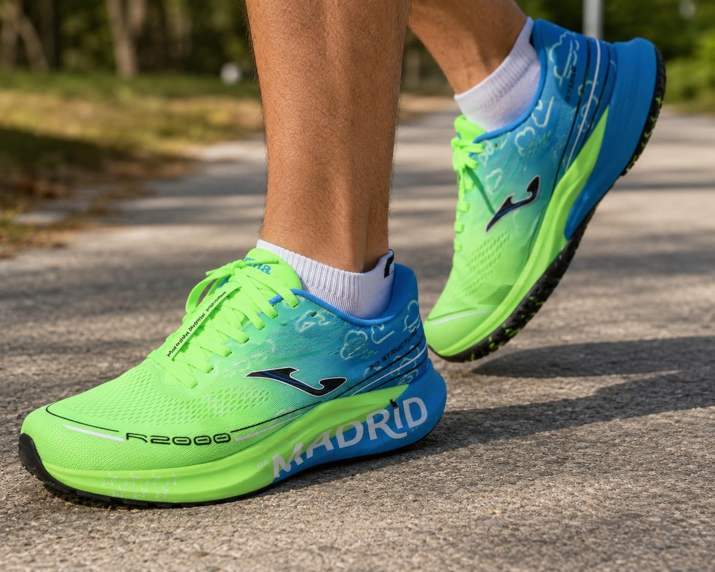 Joma RR200S2654 Running Joma l para entreno y competición, Mesh VTS Transpirable, SPORTECH termosellado, Drop 10 mm, Durability Hombre Zapatillas